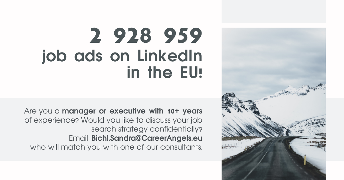 Job Ads for an experienced manager on LinkedIn in the EU