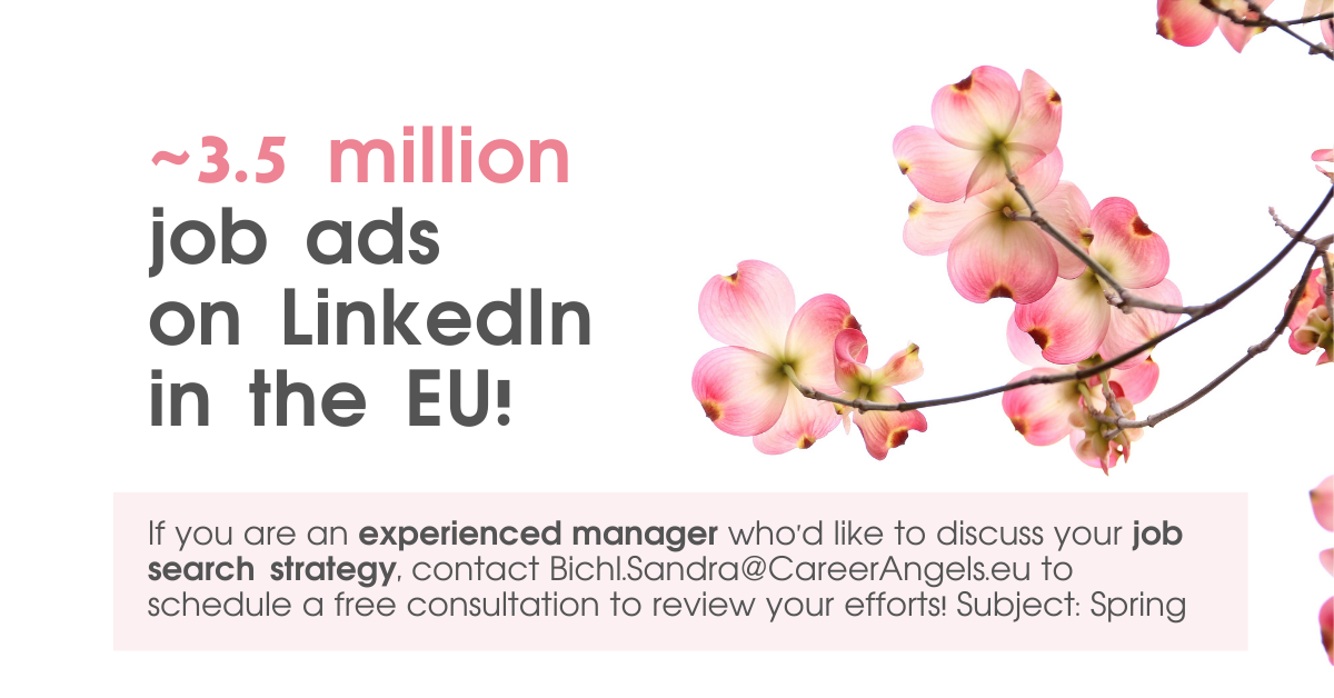 Job Ads for an experienced manager on LinkedIn in the EU