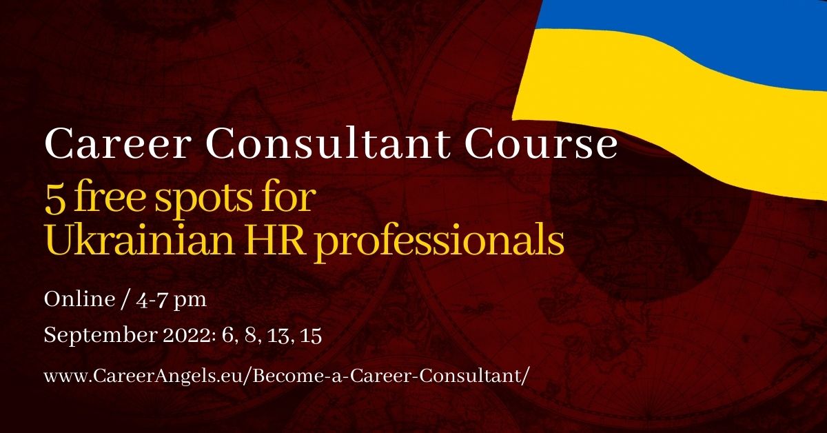 5 free spots for Ukrainian HR professionals at Career Consultant Course – Career Angels Blog