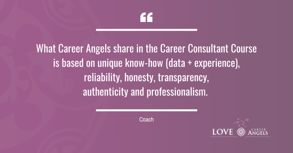 References for Career Angels from Coach about Career Consultant Course