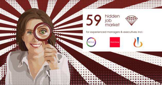 59 Job ads for experienced managers & executives across Europe from Hidden Job Market by Career Angels