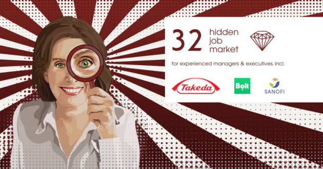 32 Job ads for experienced managers & executives across Europe from Hidden Job Market by Career Angels
