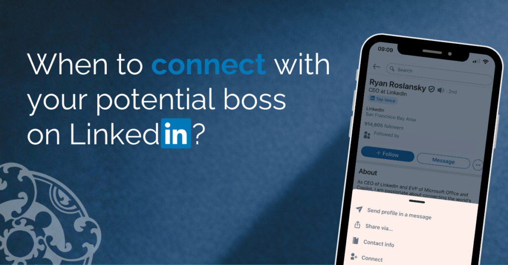 When Should You Connect with a Potential Boss on LinkedIn? – Career ...