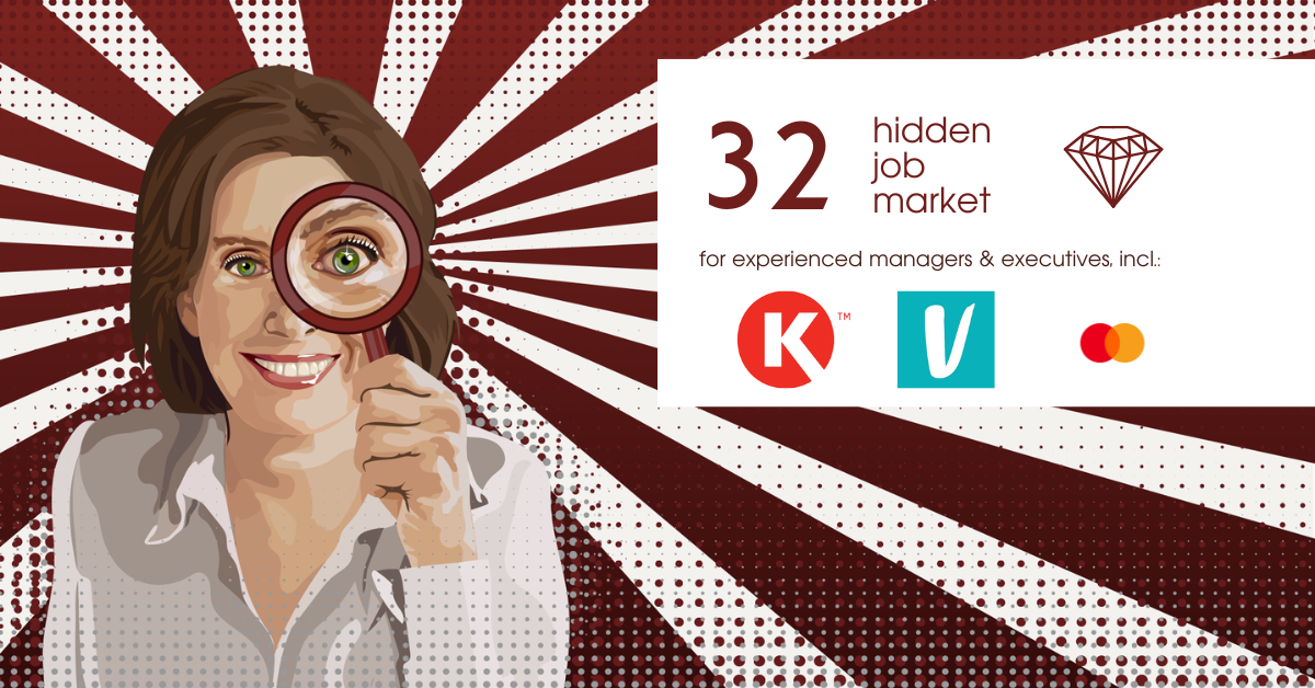 Curated job ads for experienced managers & executives across Europe from Hidden Job Market by Career Angels