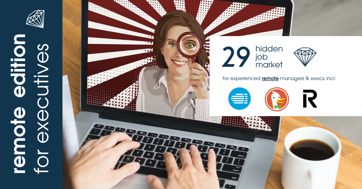 Curated remote job ads for experienced managers & executives across Europe from Hidden Job Market by Career Angels