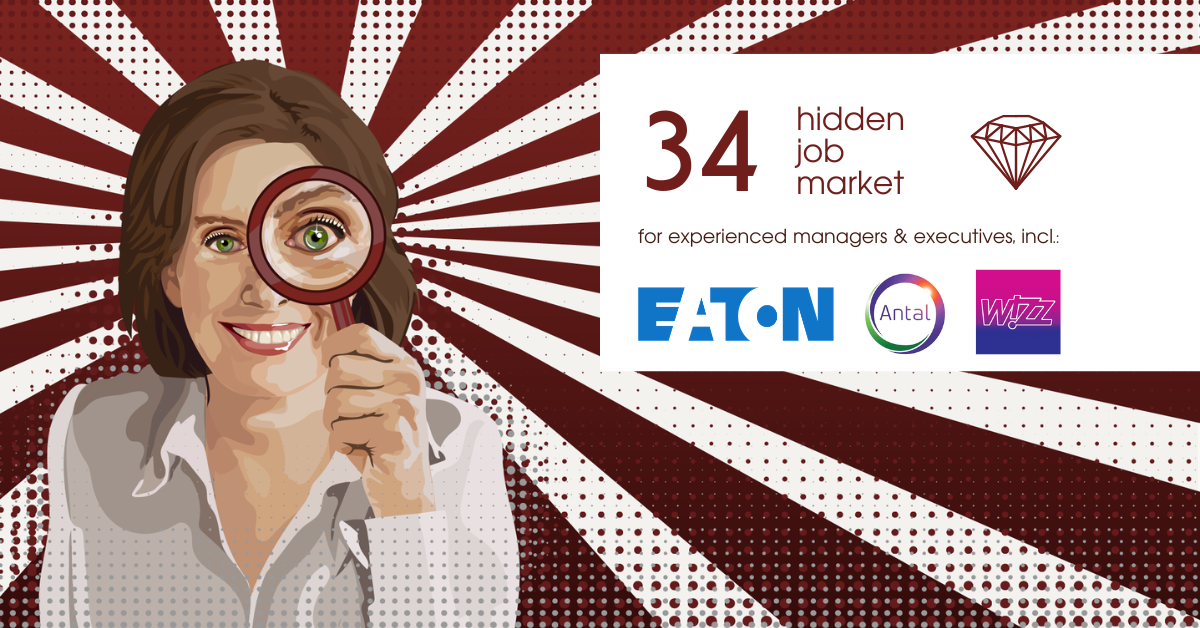 Curated job ads for experienced managers & executives across Europe from Hidden Job Market by Career Angels 