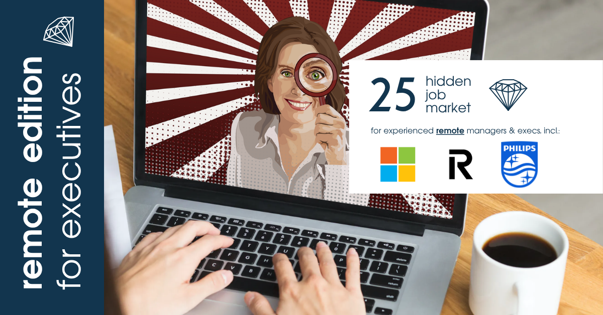 Curated remote job ads for experienced managers & executives across Europe from Hidden Job Market by Career Angels 