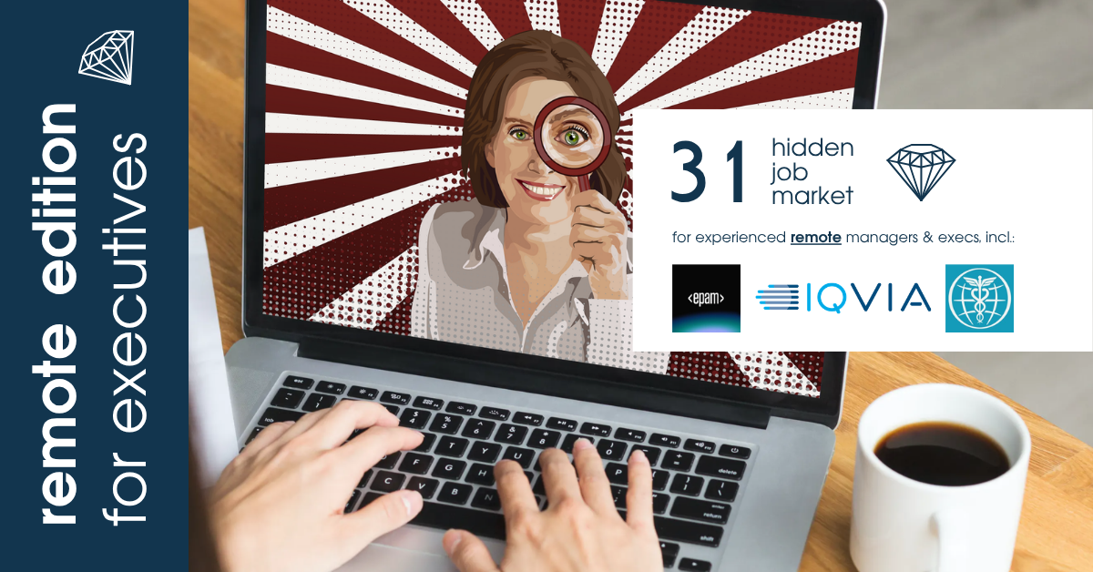 Curated remote job ads for experienced managers & executives across Europe from Hidden Job Market by Career Angels 