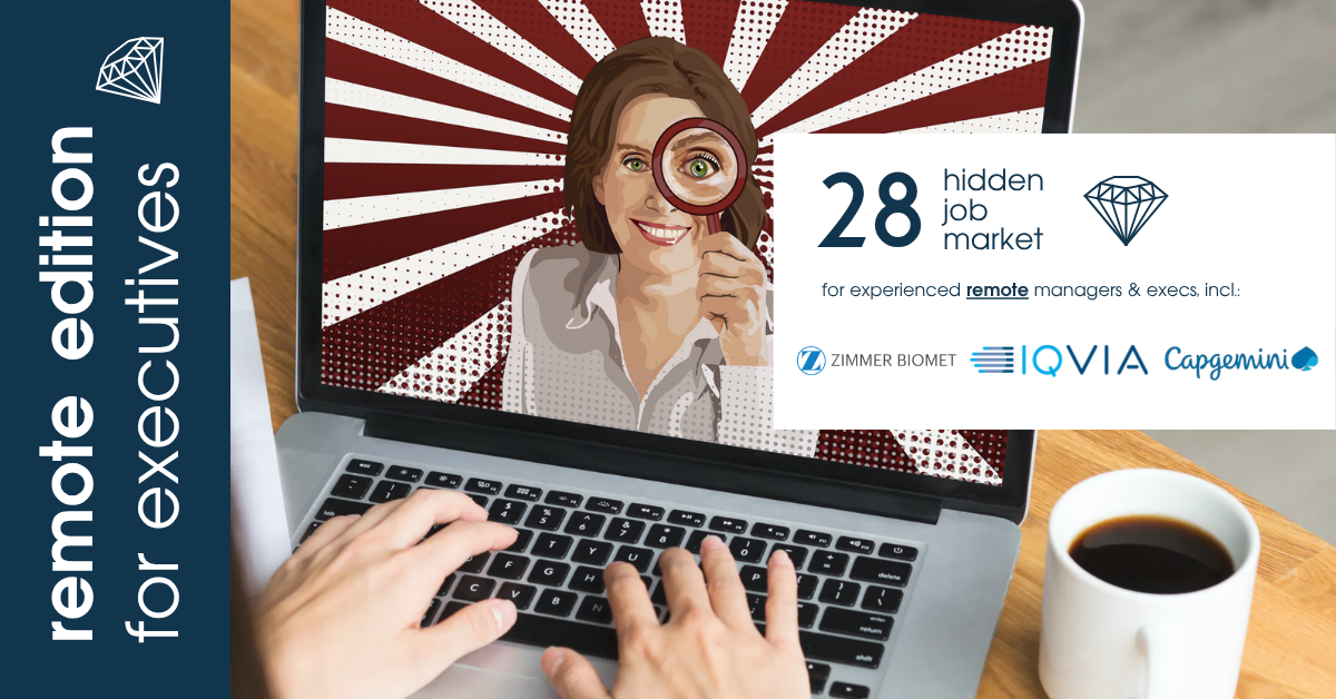 Curated remote job ads for experienced managers & executives across Europe from Hidden Job Market by Career Angels 